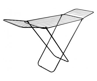Uscator de rufe 182x50x97cm, negru, JOTTA Petra