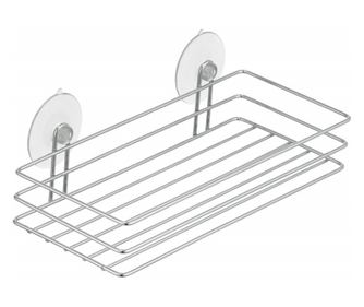 Raft metalic pentru baie cu 2 ventuze, JOTTA Basic