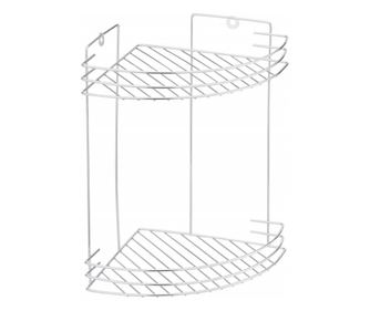Raft coltar pentru baie cu 2 etajere, JOTTA Basic