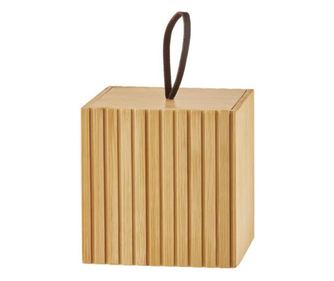 Cutie cu capac pentru dischete demachiante, bambus, JOTTA Bamboo