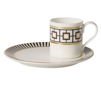 Чаша И Чинийка За Еспресо Villeroy & Boch Metro Chic