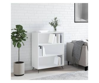 Knyvespolc, fehr, 69,5x32,5x90 cm, kompozit fa