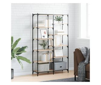 Sonoma tlgyfa knyvespolc, 100x32x170 cm