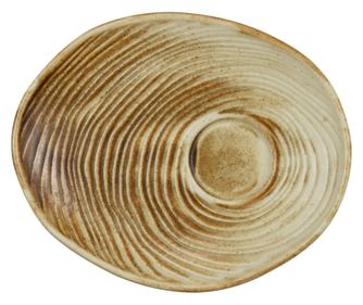 CULINARO SAHARA Farfurioara pentru ceasca cafea 100ml, tip desert, portelan, 16,6x13,6xh2cm