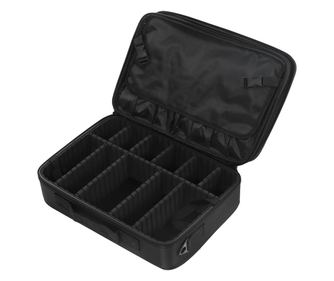 Geanta de calatorie pentru cosmetice, 12 compartimente, Gonga® Negru