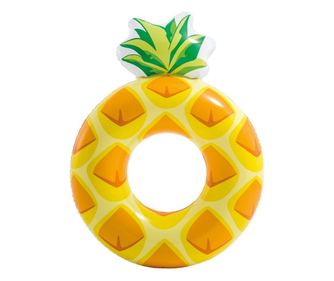 Colac gonflabil tip saltea, Ananas Pineapple, 117x86 cm, 56266