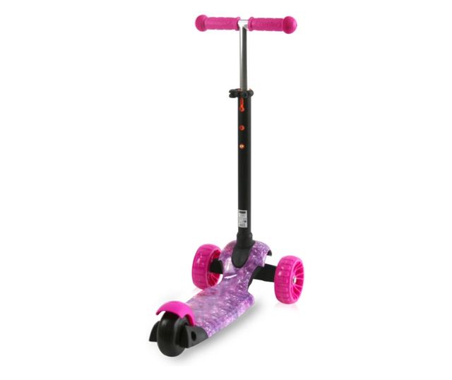 Тротинетка LORELLI DRAXTER PINK GALAXY, до 20кг., Регулируема дръжка, Розов - Код L11476