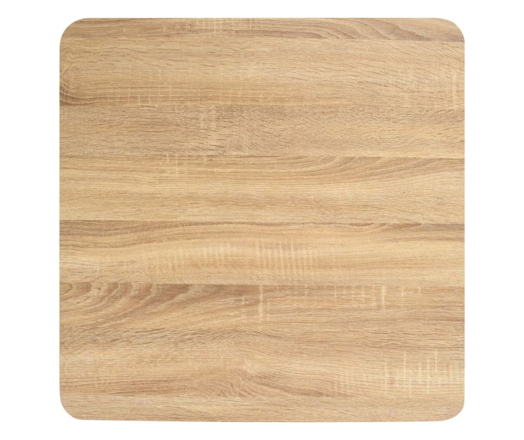 Маса за бистро, светлокафява, 60x60 см, MDF - 4