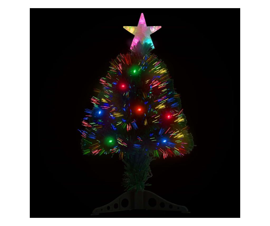 Umjetno božićno drvce s postoljem/LED, 64 cm, optička vlakna - 3