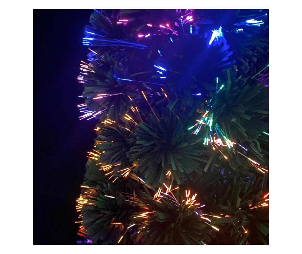 Umjetno božićno drvce tanko s postoljem 64 cm optička vlakna - 4