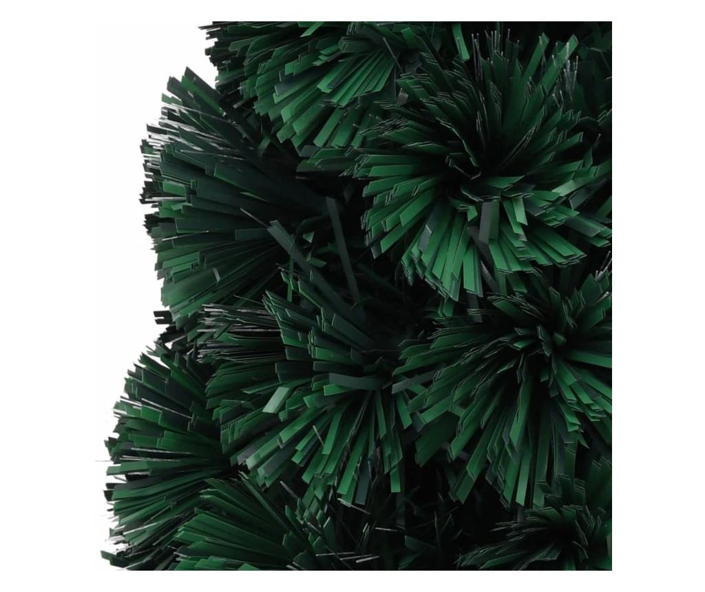 Umjetno božićno drvce tanko s postoljem 64 cm optička vlakna - 5