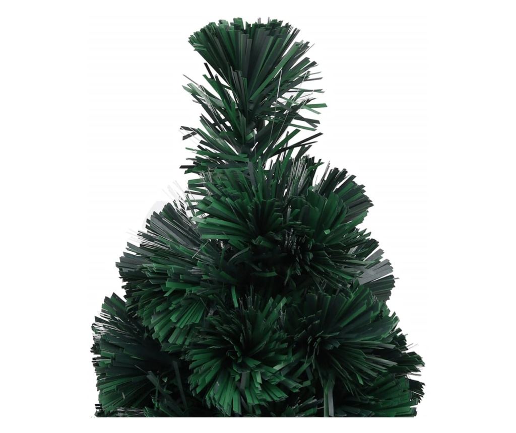 Umjetno božićno drvce tanko s postoljem 64 cm optička vlakna - 6