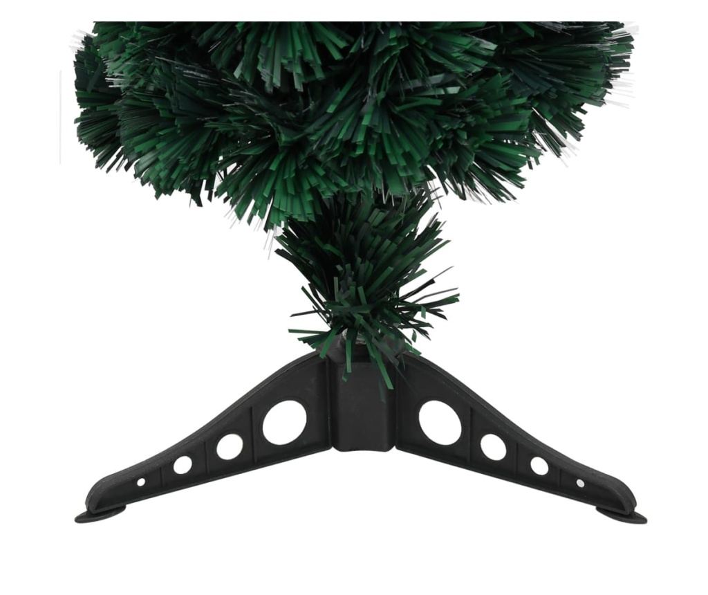 Umjetno božićno drvce tanko s postoljem 64 cm optička vlakna - 7