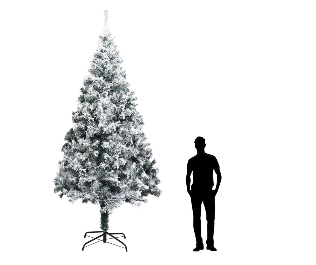 Umjetno božićno drvce sa snijegom, zeleno, 400 cm, PVC - 2