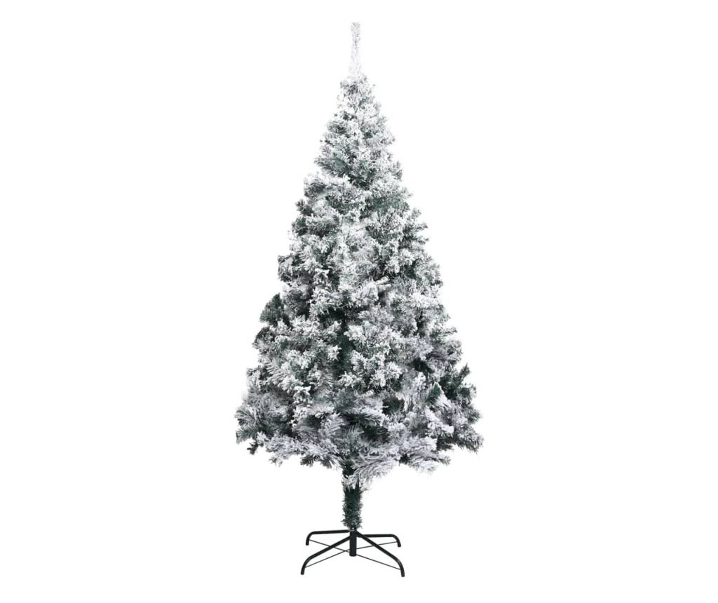 Umjetno božićno drvce sa snijegom, zeleno, 400 cm, PVC - 3