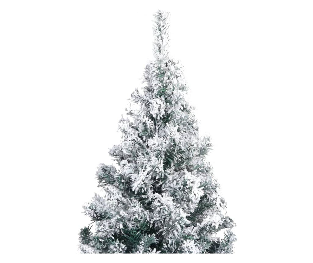Umjetno božićno drvce sa snijegom, zeleno, 400 cm, PVC - 6