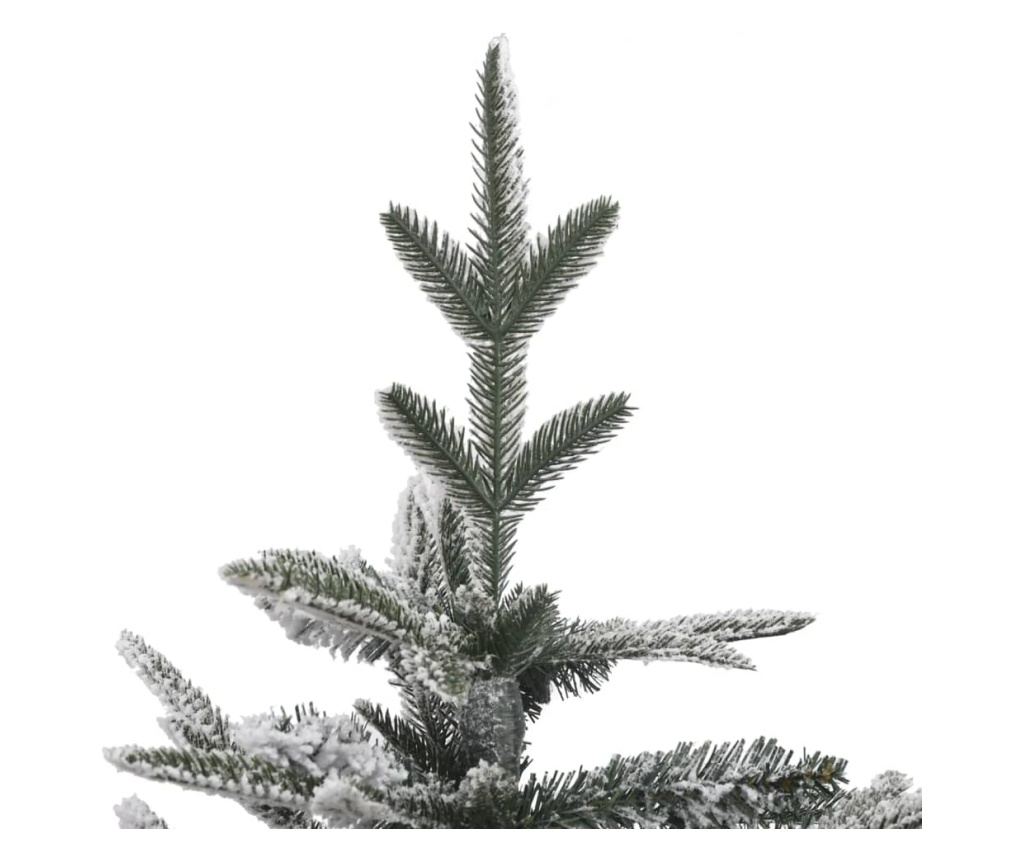 Umjetno božićno drvce sa snijegom, zeleno, 150 cm, PVC & PE - 3