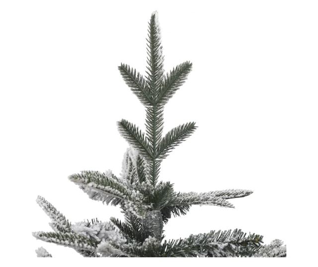 Umjetno božićno drvce sa snijegom, zeleno, 210 cm, PVC & PE