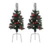 Umjetni božićni borovi za stazu 2 kom. 76 cm PVC thumbnail 2