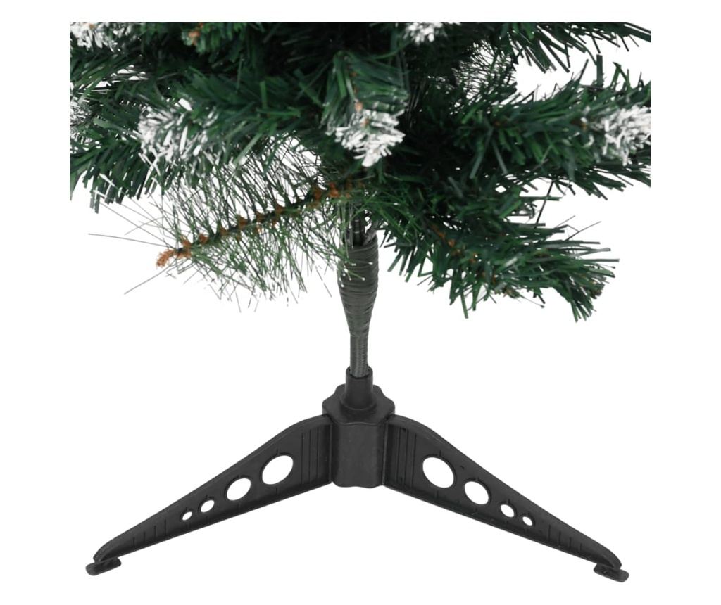 Umjetno božićno drvce sa zelenim i bijelim stalkom 90 cm PVC - 4