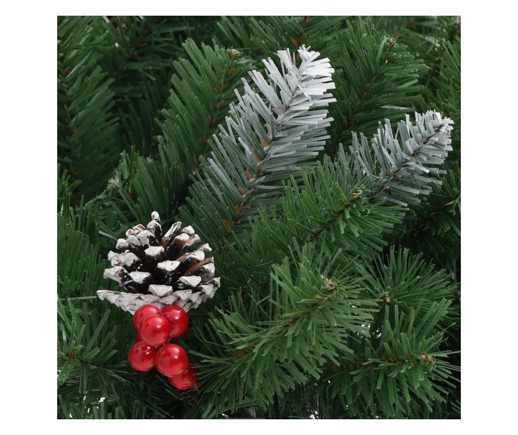 Umjetno božićno drvce za stazu LED svjetla zeleno 40 cm - 3