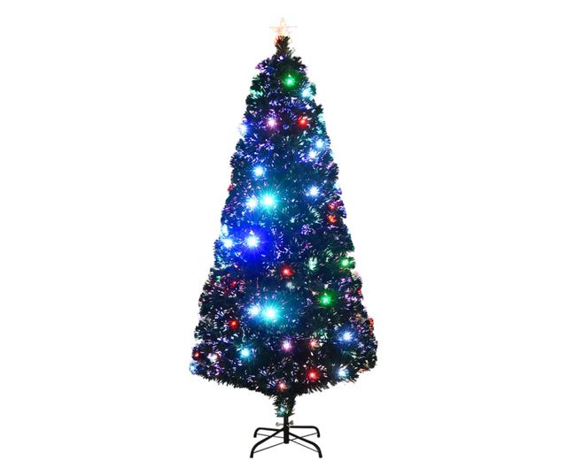 Artificial Christmas Tree with Stand/LED 180 cm Fiber Optic