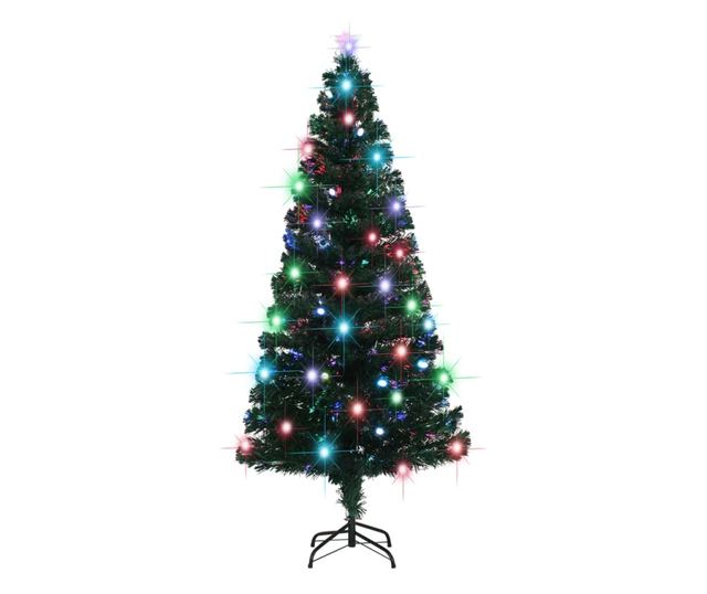 Artificial Christmas Tree with Stand/LED 180 cm Fiber Optic