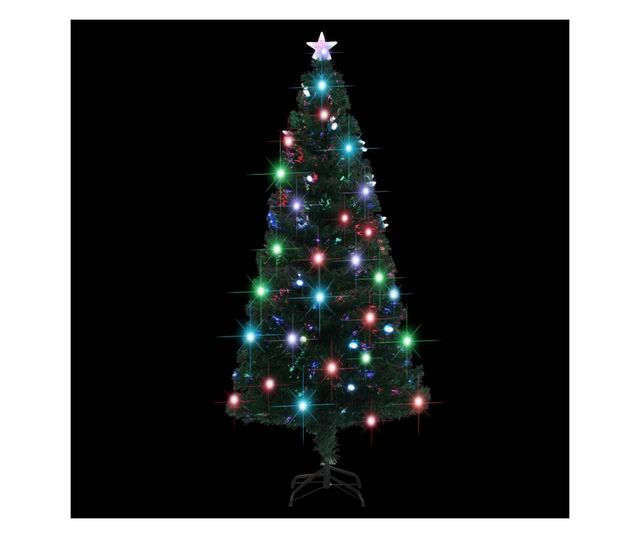 Artificial Christmas Tree with Stand/LED 180 cm Fiber Optic
