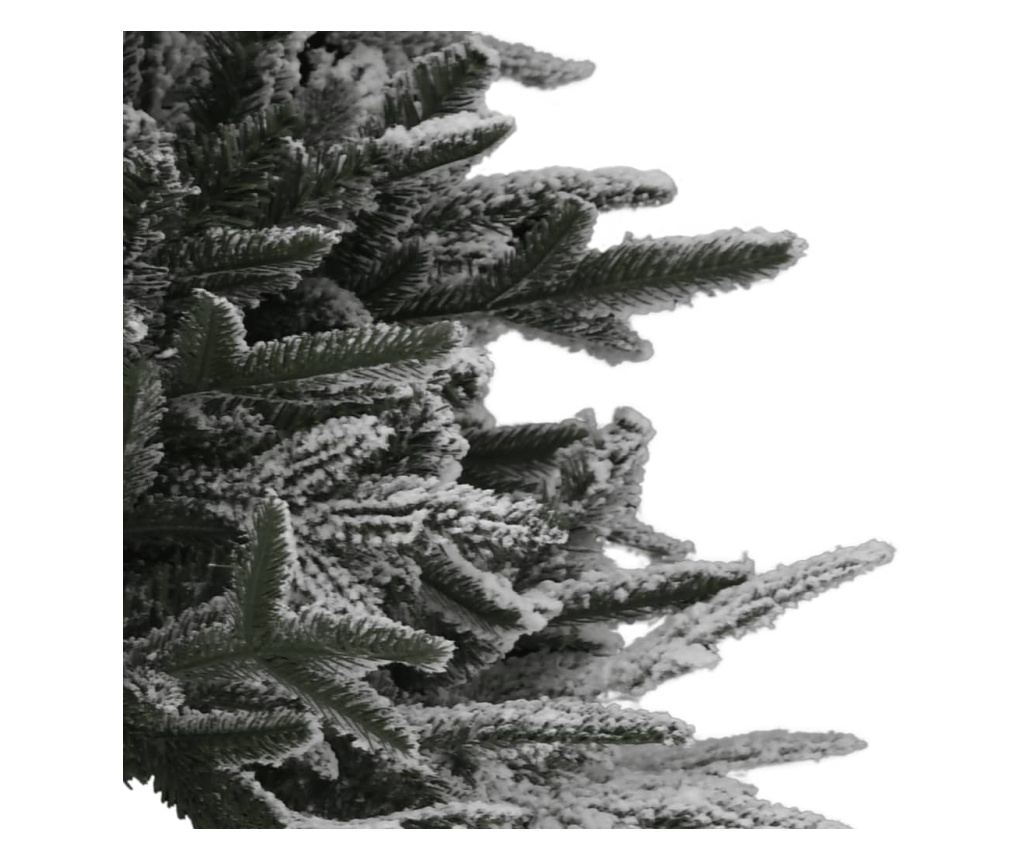 Umjetno božićno drvce sa snijegom, zeleno, 150 cm, PVC & PE - 4