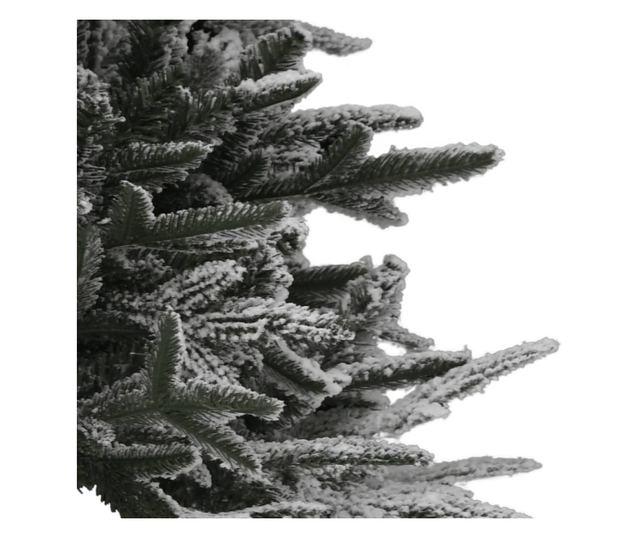 Umjetno božićno drvce sa snijegom, zeleno, 210 cm, PVC & PE