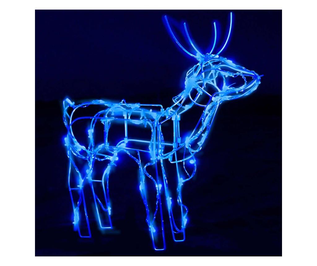 Božićni set svjetlećih irvasa, 3 komada, 229 LED dioda - 4