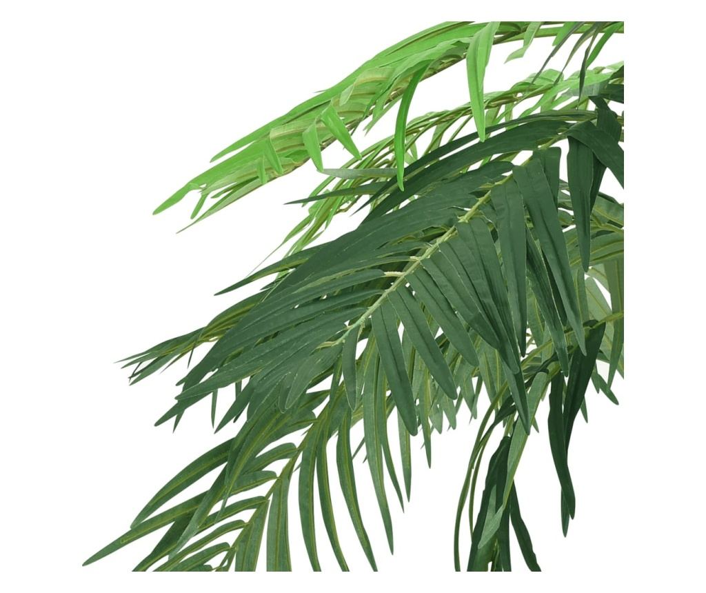 Umjetna biljka palma feniks s loncem, zelena, 305 cm - 3