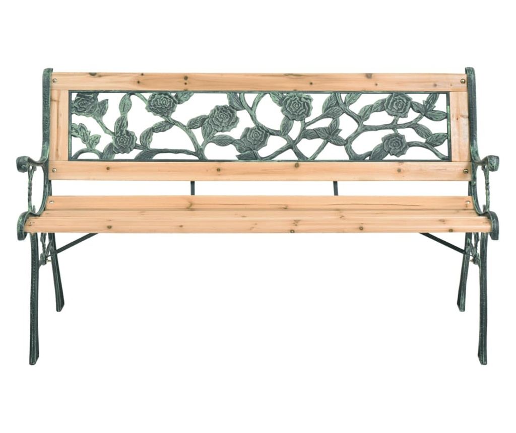 Vrtna klupa, 122 cm, drvo - 2