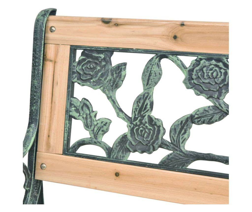 Vrtna klupa, 122 cm, drvo - 5