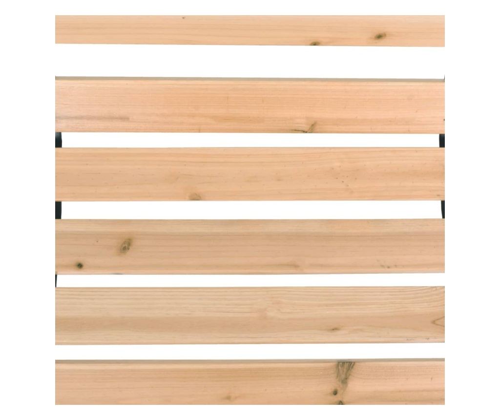 Vrtna klupa, 122 cm, drvo - 6