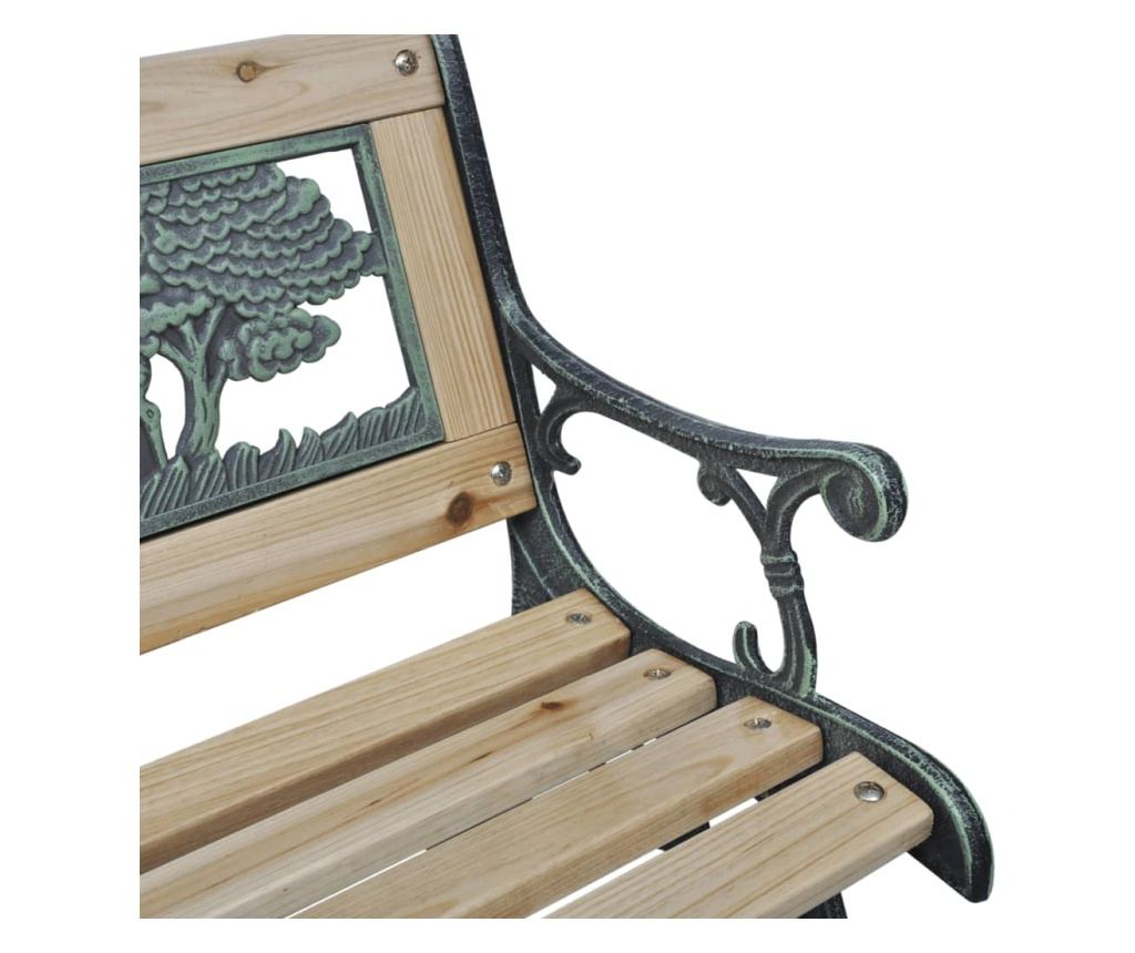 Vrtna klupa za djecu, 84 cm, drvo - 3