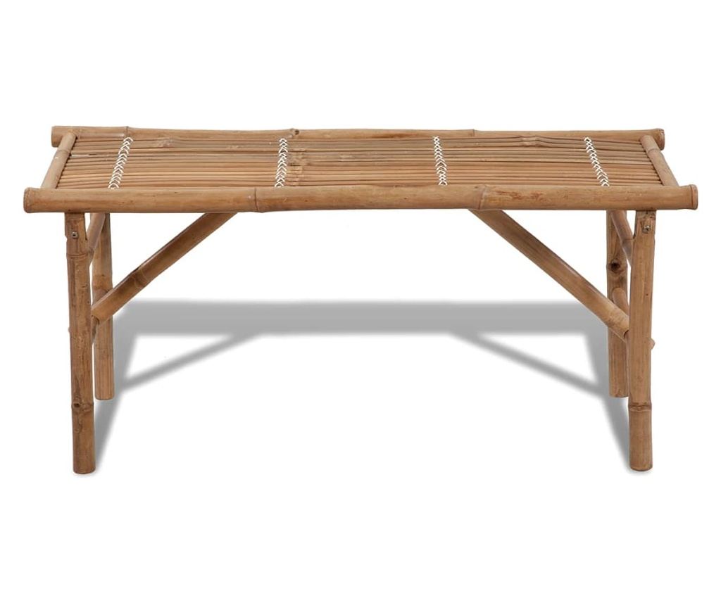 Sklopiva vrtna klupa, 118 cm, bambus - 2