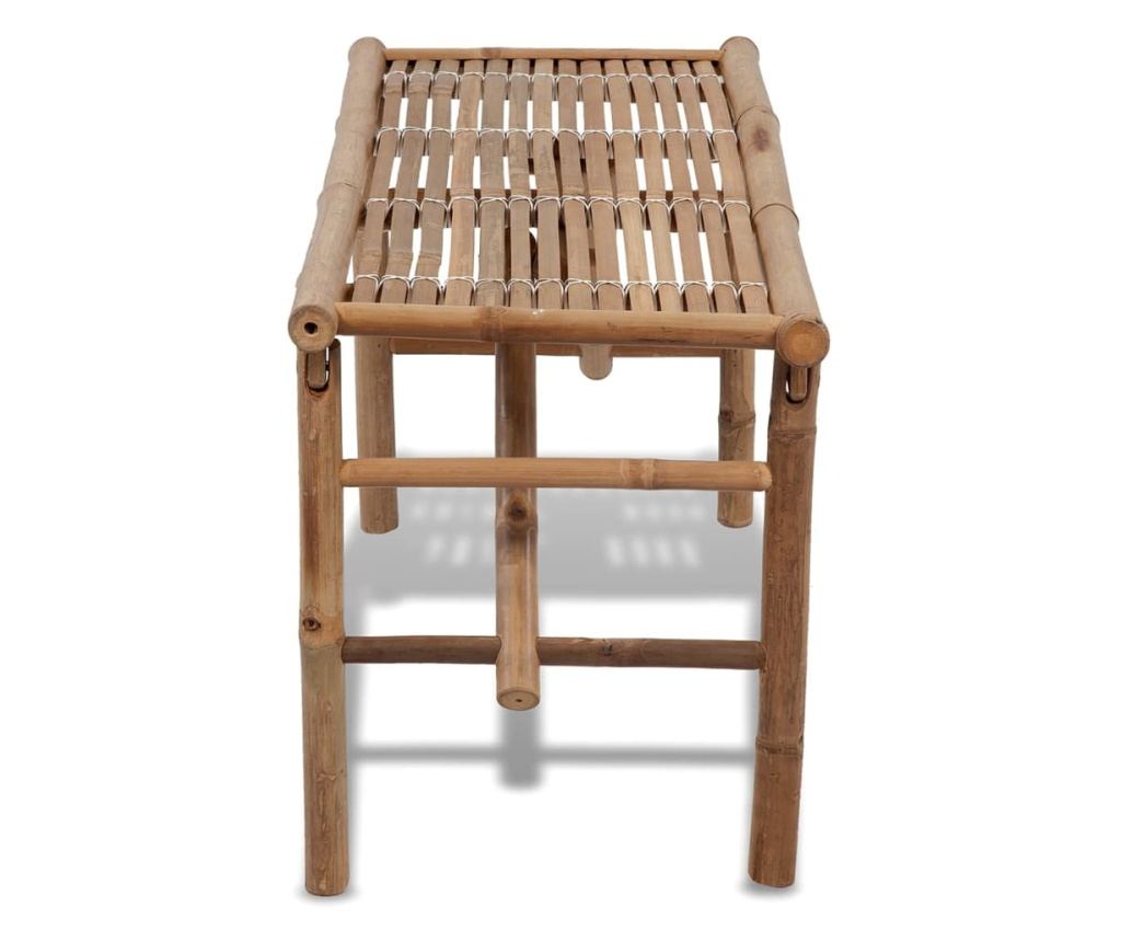 Sklopiva vrtna klupa, 118 cm, bambus - 3