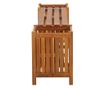 Vrtna klupa s 2 žardinjere, 150x30x40 cm, akacijevo drvo thumbnail 3