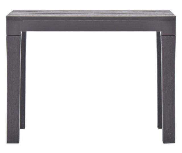 Vrtne klupe, 2 kom., smeđa, plastika