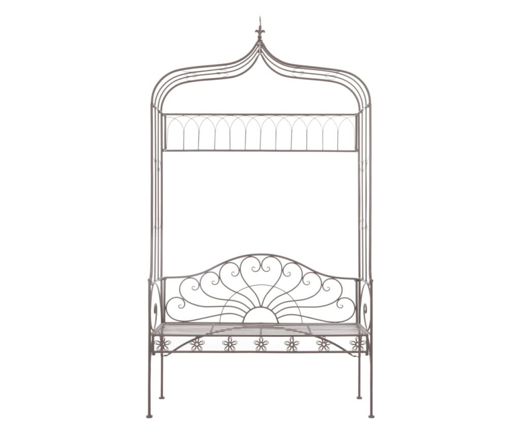 Πάγκος Κήπου, Vintage Brown, 122 εκ., Σίδερο - 2