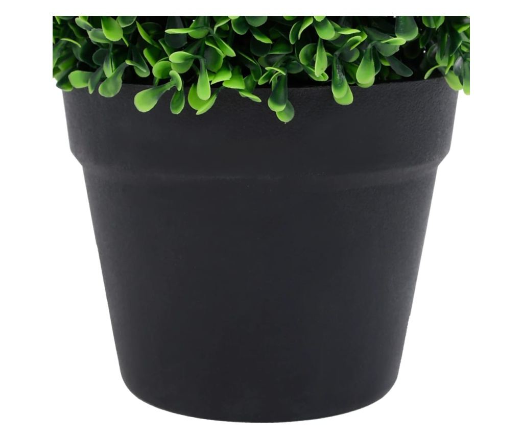 Umjetne biljke šimšira s loncem, 2 kom. zelene 37 cm kugla - 5