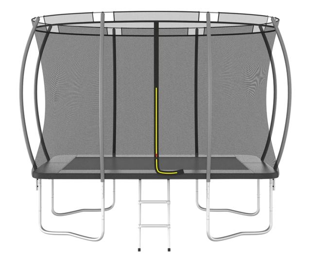 négyszögű trambulinszett 274 x 183 x 76 cm 150 kg