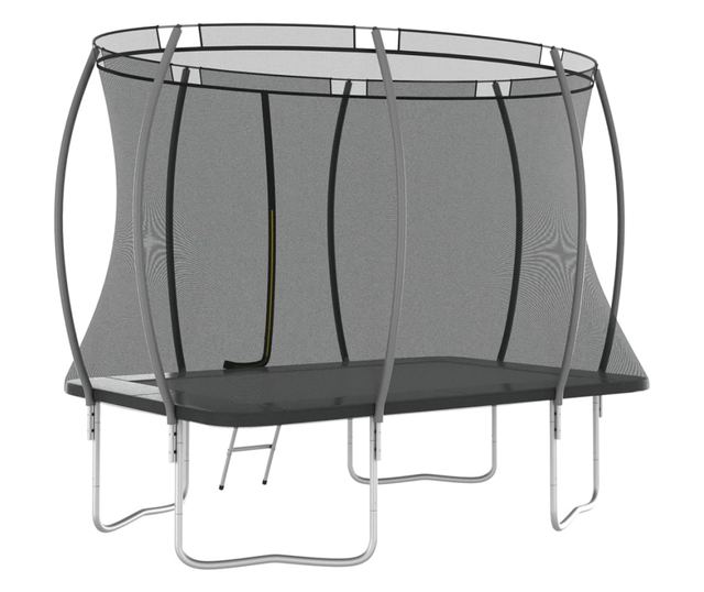 négyszögű trambulinszett 274 x 183 x 76 cm 150 kg