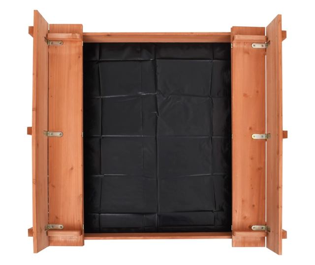 fenyőfa homokozó 95 x 90 x 15 cm