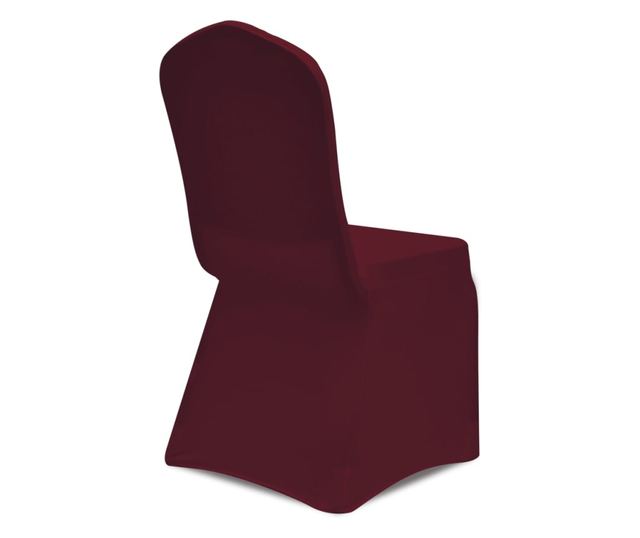 Elastična navlaka za stolice, 6 kom., bordo