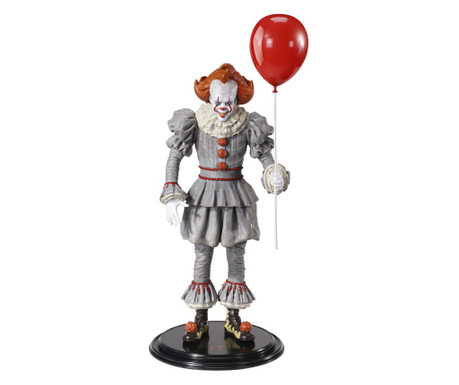IdeallStore® csuklós figura, Pennywise The Clown, gyűjtői kiadás, 17 cm, állvánnyal együtt
