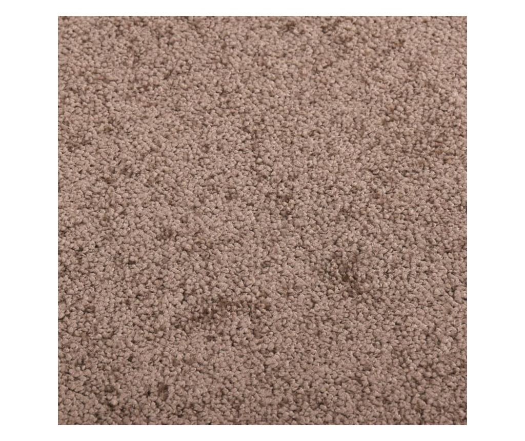 Otirač za vrata, smeđi, 60x80 cm - 5