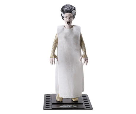 IdeallStore® csuklós figura, Frankenstein menyasszonya, gyűjtői kiadás, 17 cm, állvánnyal együtt