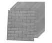 Samoljepljiva 3D zidna tapeta, 20 kom., antracit, uzorak cigle thumbnail 3